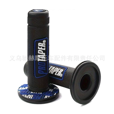 Handlebar Grips, Off-Road Vehicle, Motorcycle Handle Cover - cj-020-black-blue