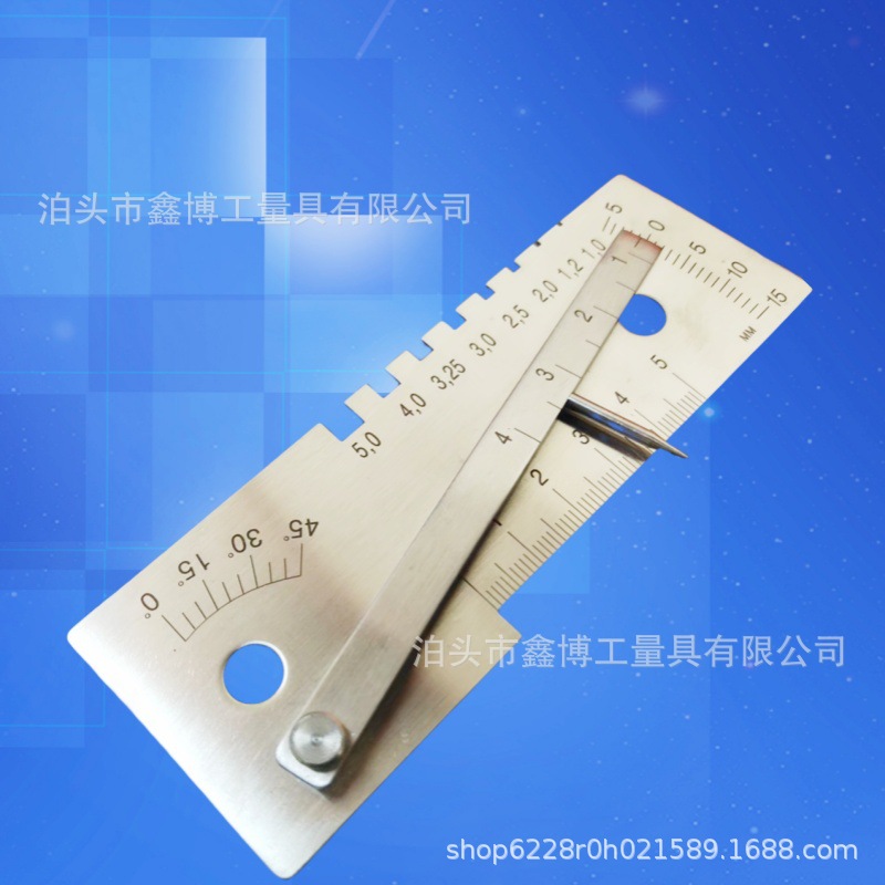 不锈钢新型对接焊缝规出口俄罗斯款УШС-3多功能焊缝检验测量尺