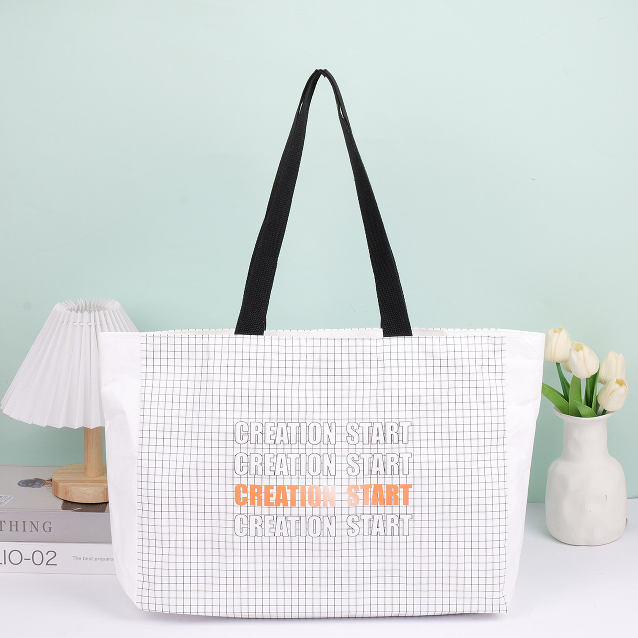 杜邦纸袋定制单肩手提购物袋大容量防水手提袋印刷logo衣服袋子