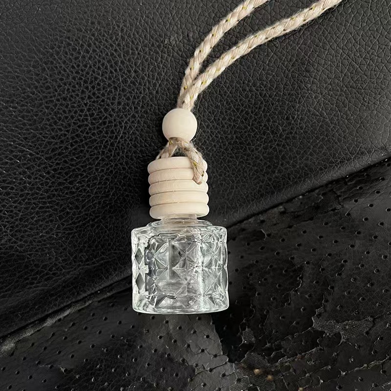 Botella de perfume de vidrio de 10ml para coche