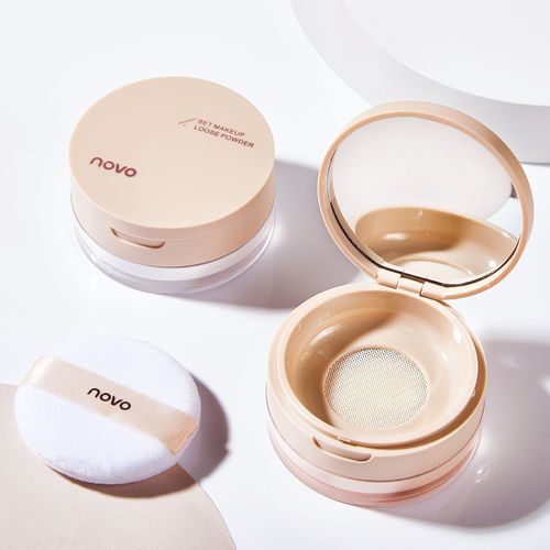 NOVO soft focus micron long-lasting makeup powder clear concealer loose powder clear makeup setting powder long-lasting waterproof female student makeup