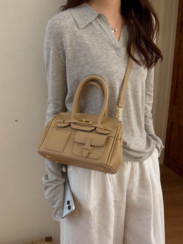 Bolso de tendencia transfronteriza de gran capacidad para mujeres 2026 nuevo retro bolso de transporte Kylie nicho bolso de hombro ligero de lujo