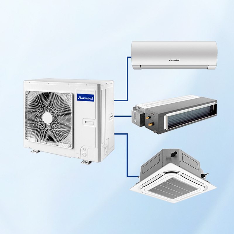 Wall-mounted multi-system air conditioner R32 inverter air conditioning, split-type for heating and cooling, commercial export model Wall-mounted multi-system air conditioner R32 inverter air conditioning, split-type for heating and cooling, commercial export model