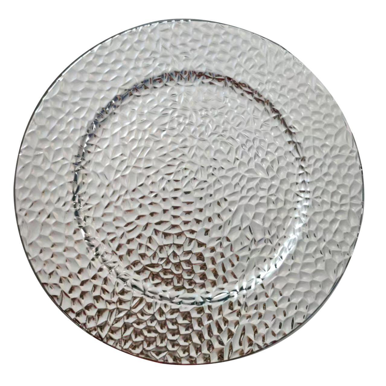 Plato de filete retro disco estampado plato de café plato de snack plato de platos de camping platos de carga