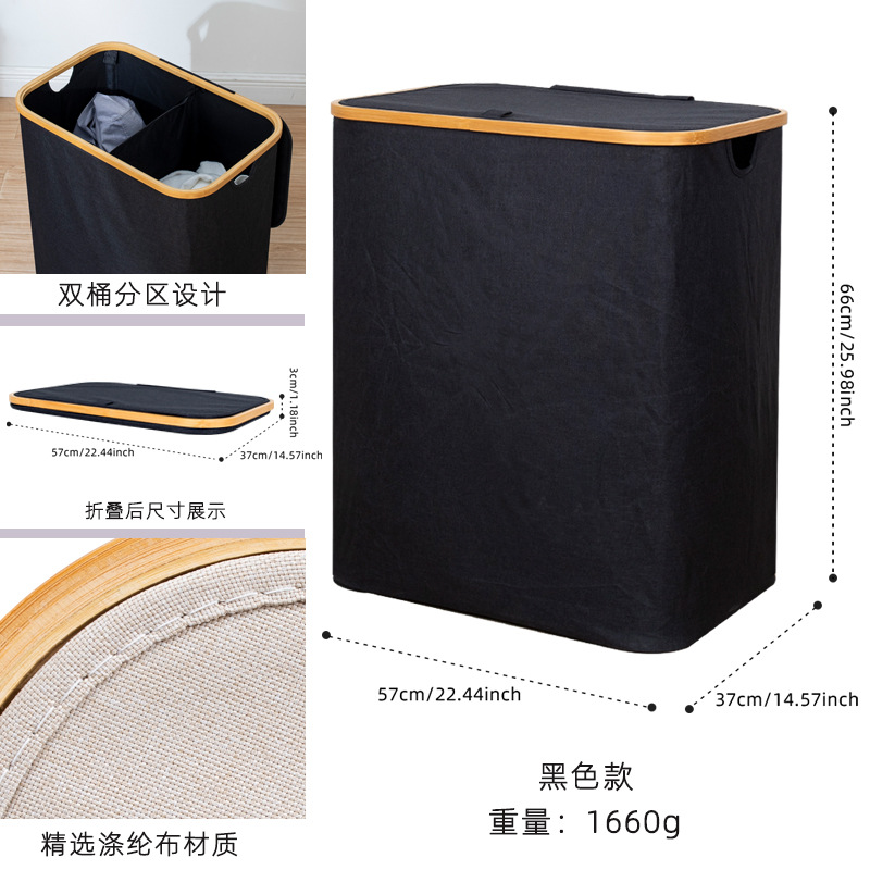 Venta transfronteriza tela impermeable tela Oxford plegable cesto de ropa sucia cesto de almacenamiento de gran capacidad de lavandería