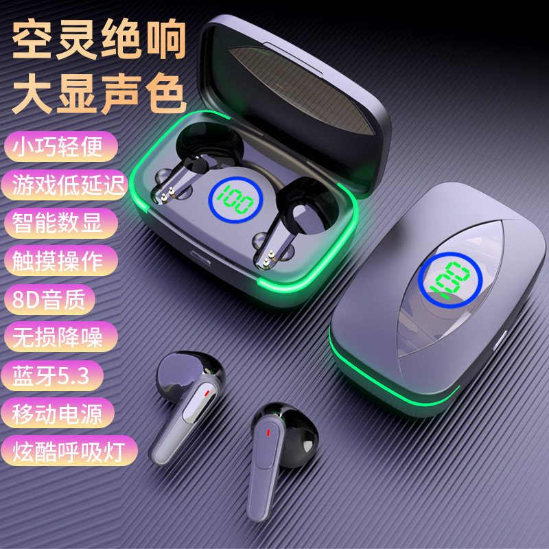 Auriculares Bluetooth transfronterizos Y60 Y70 Y80 pro60 pro70 pro80 de potencia de carga inalámbrica