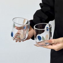 【整件批发】创意扩口杯子ins居家待客喝水奶昔杯子果汁饮品杯子