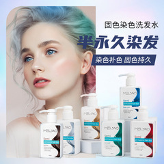 MELAO Cross-Border Hair Color Fixing Conditioner Shampoo Plant Color Fixing Agent Trendy Color Gray Red Silver