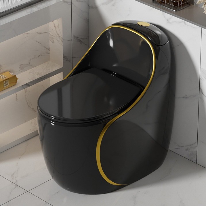 Inodoro creativo asiento inodoro doméstico personalidad huevo de cerámica de color bombeo de agua residencial hotel ingeniería al por mayor