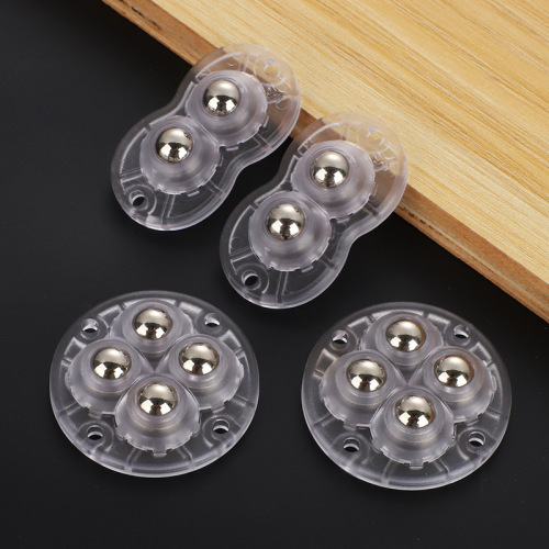 Swivel wheel castor roller slider moving base roller load-bearing furniture home adhesive no-drilling ball type