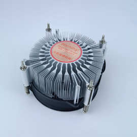 工厂12代1700高性能cpu散热器铜芯铝芯彩光温控调速电脑风扇115x