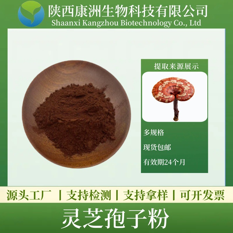 灵芝孢子粉 灵芝菌粉 低温物理破壁 康洲生物 现货 厂家直供 量大
