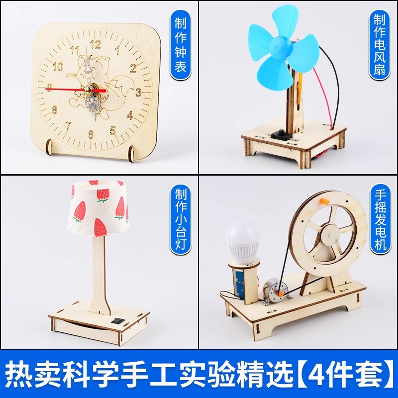 뜨거운 판매 과학 수제 실험 [4 종 세트]