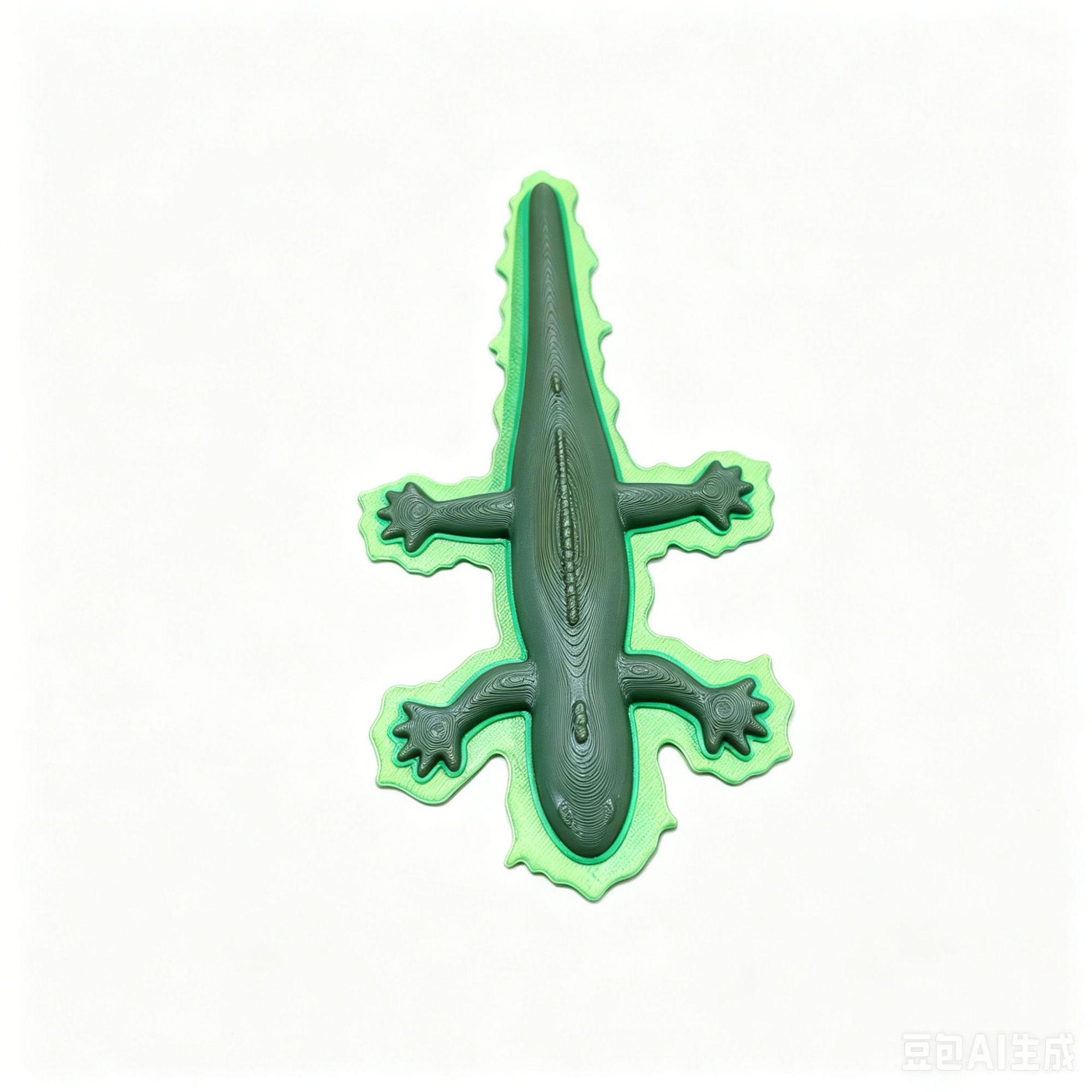 Explosiones transfronterizas impresas en 3D Aventuras Papá con colgantes de lagarto y gecko amuletos mágicos colgantes de anime image 5