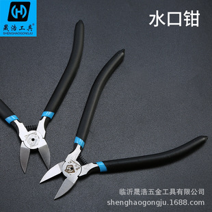6-inch water mouth pliers manual pliers 6-inch diagonal nose pliers pointed labor-saving pliers multi-use massage handle vice pliers wire pliers