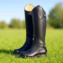 拉夫骑马专用蒙古马术靴马靴女款2025秋季新款德式长筒夏长筒骑术