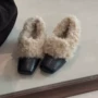 内增高冬季小众皮毛一体单鞋