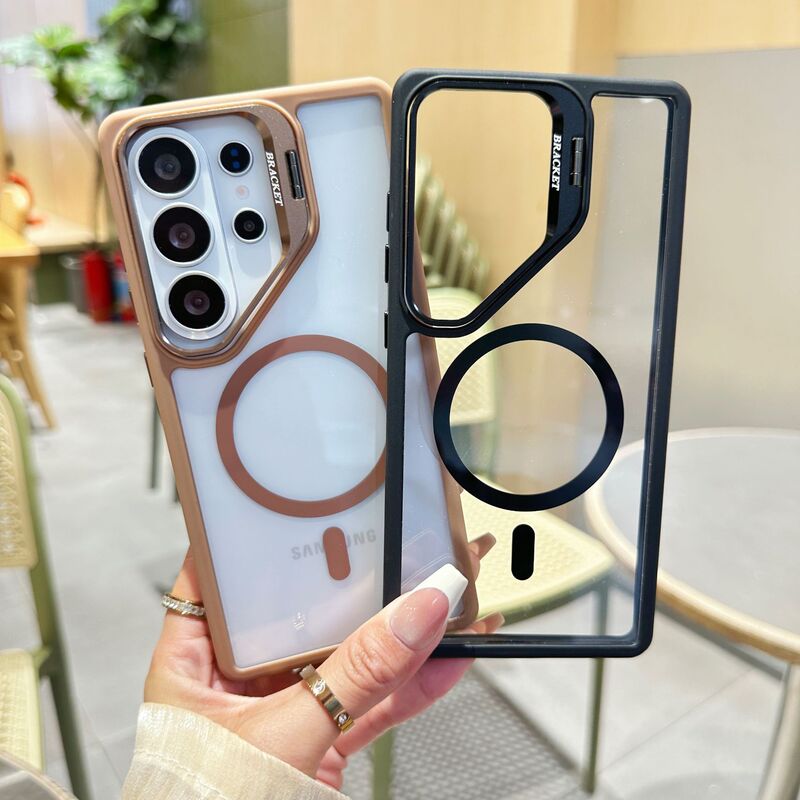Samsung S26ULTRA Magnetic Phone Case A57 with Lens Holder S25 Anti-drop Protective Cover S26U Phone Case Samsung S26ULTRA Magnetic Phone Case A57 with Lens Holder S25 Anti-drop Protective Cover S26U Phone Case