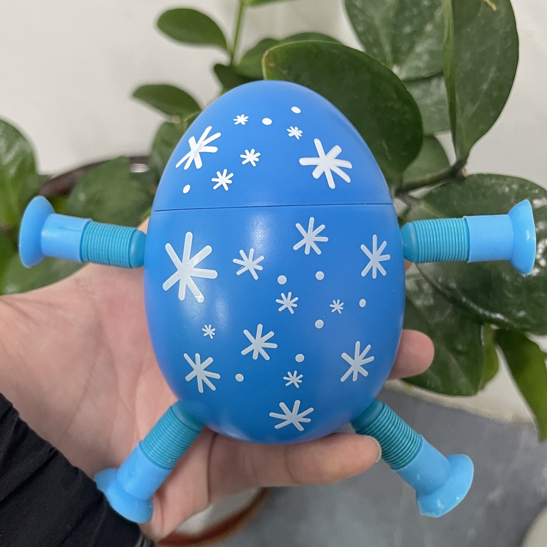 Transfronterizo robot flexible tubo telescópico niño puzzle dibujos animados estirados ventosa interacción padre-hijo creativo juguete descompresión