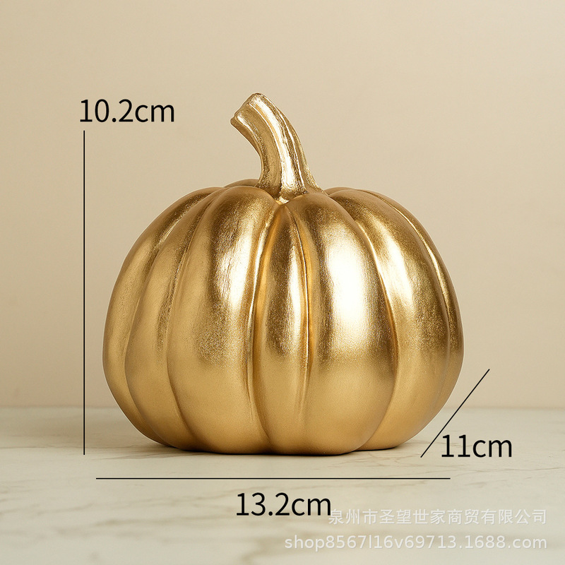 アメリカのハロウィンレトロカボチャの装飾品家庭用家具樹脂工芸品リビングルーム玄関装飾用品卸売|undefined