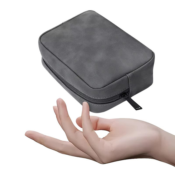 Handheld capacious cosmetic bag for traveling