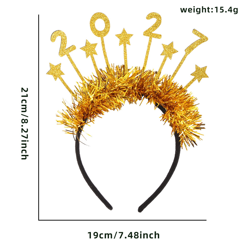 2027 Estrellas de oro bandas de pelo