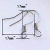Bring spring pressure flat ear hook/one