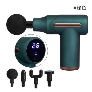 720 mini fascia gun touch screen USB rechargeable electric muscle relaxation convenient fitness massage gun Foreign trade Wholesale