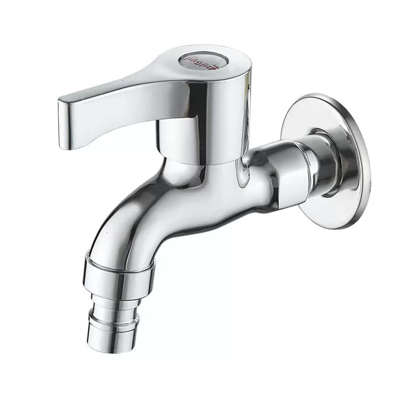 九牡不锈钢洗衣机水龙头专用防溅4分加厚防爆家用全铜单冷快开龙