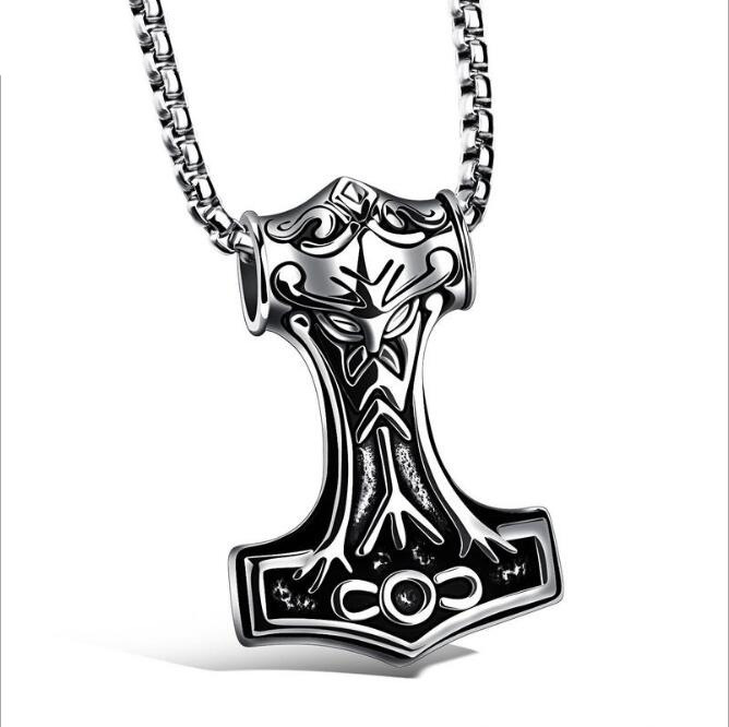 Fashionable pendant, titanium necklace, personalized men's stainless steel matching chain, pendant accessory_voghion.com