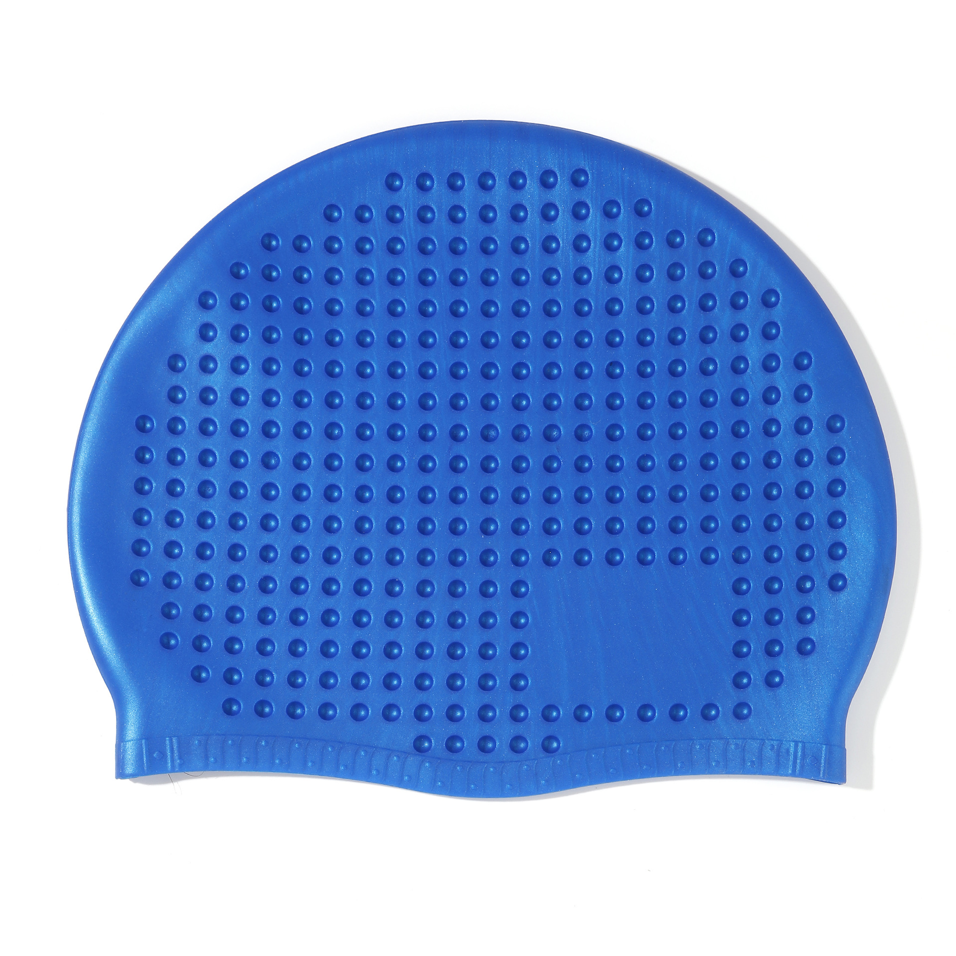 Sombrero de natación de silicona para adultos unisex sombrero de natación de silicona agujero elástico sombrero de natación burbuja sombrero fábrica de suministro directo