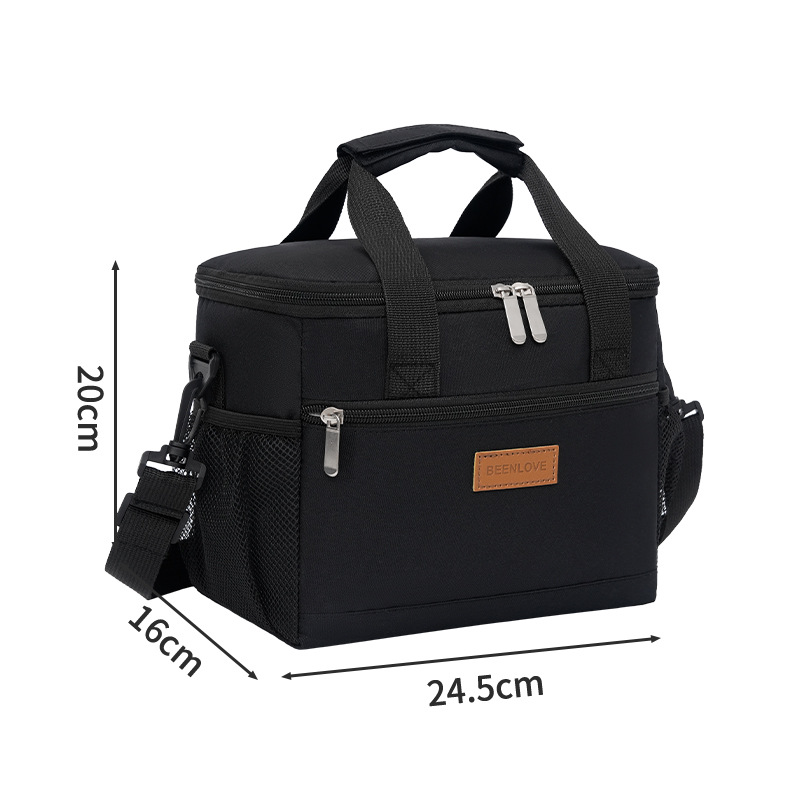 Nueva Amazon venta caliente bolsa de aislamiento de mano bolsa de hielo a prueba de fugas de agua camping almuerzo de un solo hombro picnic bolsa de almuerzo frío
