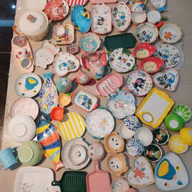 日用陶瓷餐具杂件网红可爱浮雕重工碗杂件随机混装卡通水果杂款