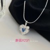 Fresh pendant with bow, universal necklace, Birthday gift, wholesale