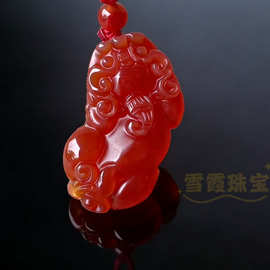 玛瑙貔貅包挂挂饰创意设计玉石国风车挂钥匙扣饰品厂家批发