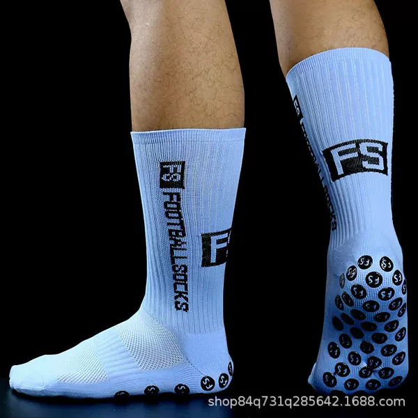 Football Socks Copyright Fs Round Silicone Suction Cup Non-Slip Football Socks Professional Competition Training Socks