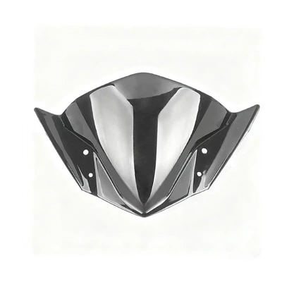 Suitable for Yamaha Fz16 Fz-16 14-15-16 Front Windshield High-Quality Deflector Cover (Motorcycle front windshield) - black