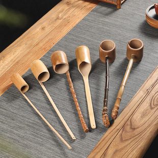 Handmade Natural Bamboo Long Handle Wine Spoon Bamboo Wine Rinse Wine Spoon Wine Hoist Wine Vessel Wine Vessel Wine Spoon Water Scoop