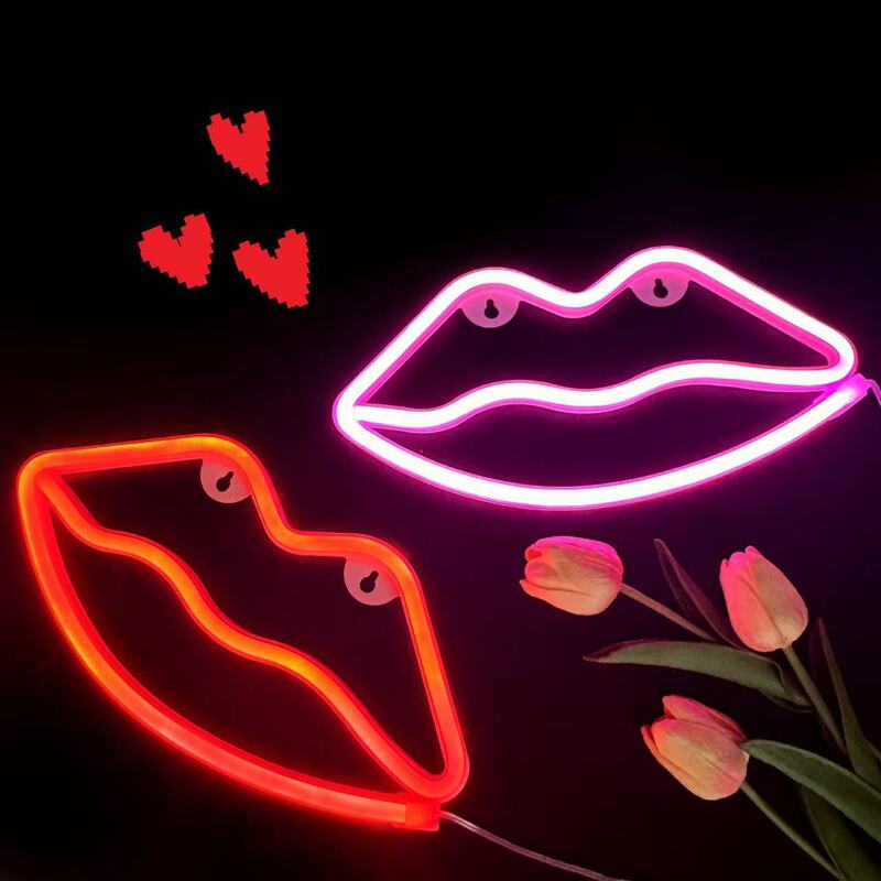 Sokka Neon Led Modeling Lamp Lips Amazon Spot Low Price Bedroom Room Decoration Atmosphere Night Light Sokka Neon Led Modeling Lamp Lips Amazon Spot Low Price Bedroom Room Decoration Atmosphere Night Light