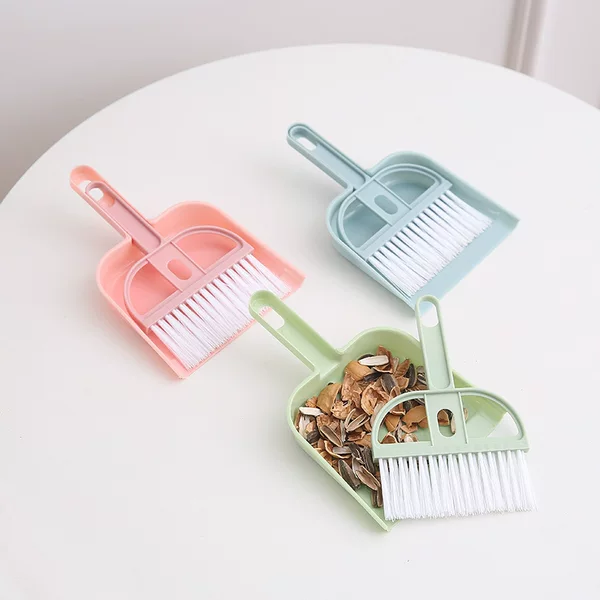 Desktop Cleaning suit Mini small size Dustpan Broom Combination Set Household Keyboard Small Broom Broom Bed Trash Shovel