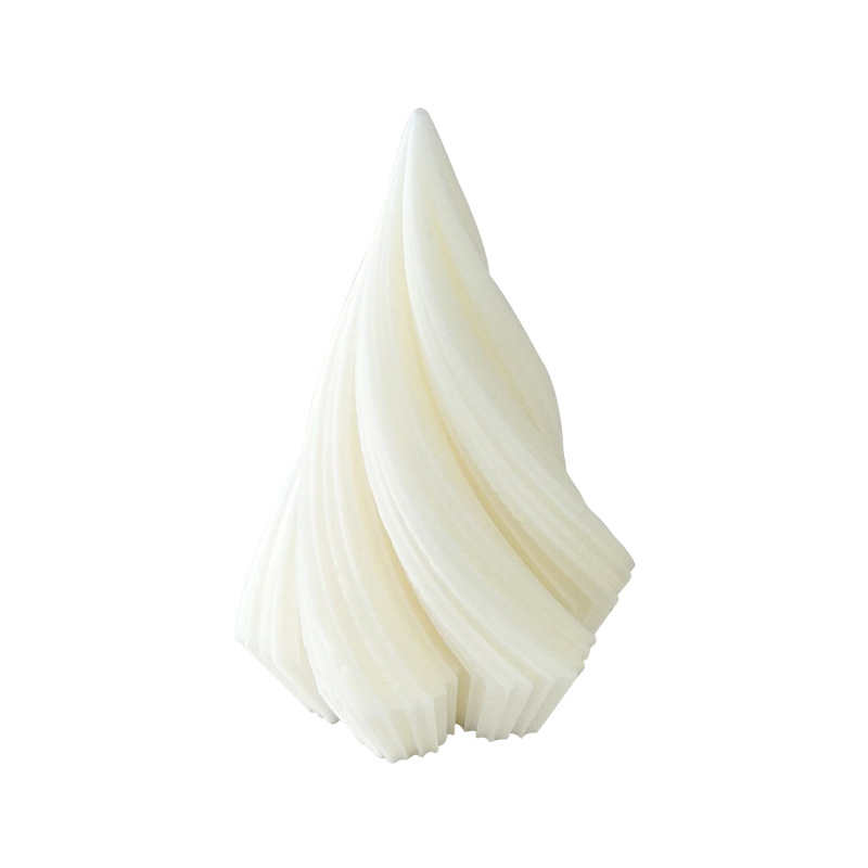 Jiahuimei geométrico abstracto INS estilo vela molde creativo cono giratorio aromaterapia vela decoración molde