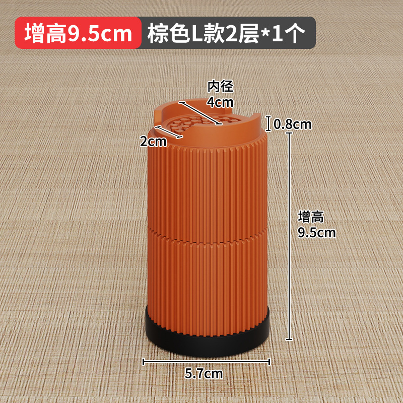 Qianfeng muebles mesa y silla pie estera sofá cama para niños pie mesa de café TV gabinete lavadora antideslizante altura aumento de la Fábrica de la cubierta del pie image 33
