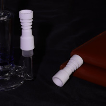 适配14公口18公口玻璃转换接头二合一陶瓷烟钉