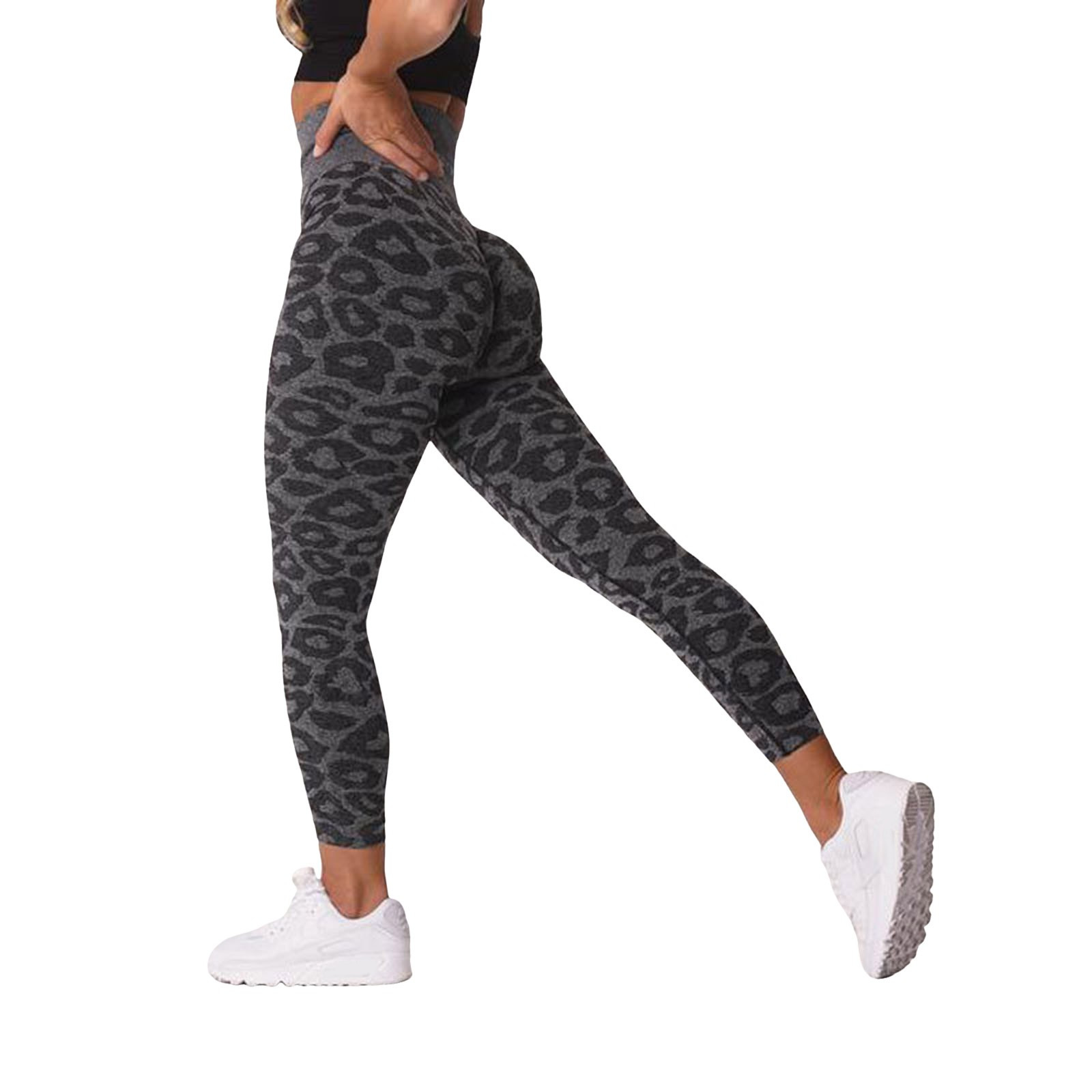 Venta al por mayor Dingzi primavera y otoño 3D impreso leggings ropa exterior de cintura alta Mujer vientre contracción cadera levantamiento deportes adelgazamiento yoga Pantalones image 51