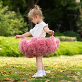 tutu裙春秋季2023生日女宝宝半身裙兔兔裙婴儿蓬蓬裙蕾丝大裙摆