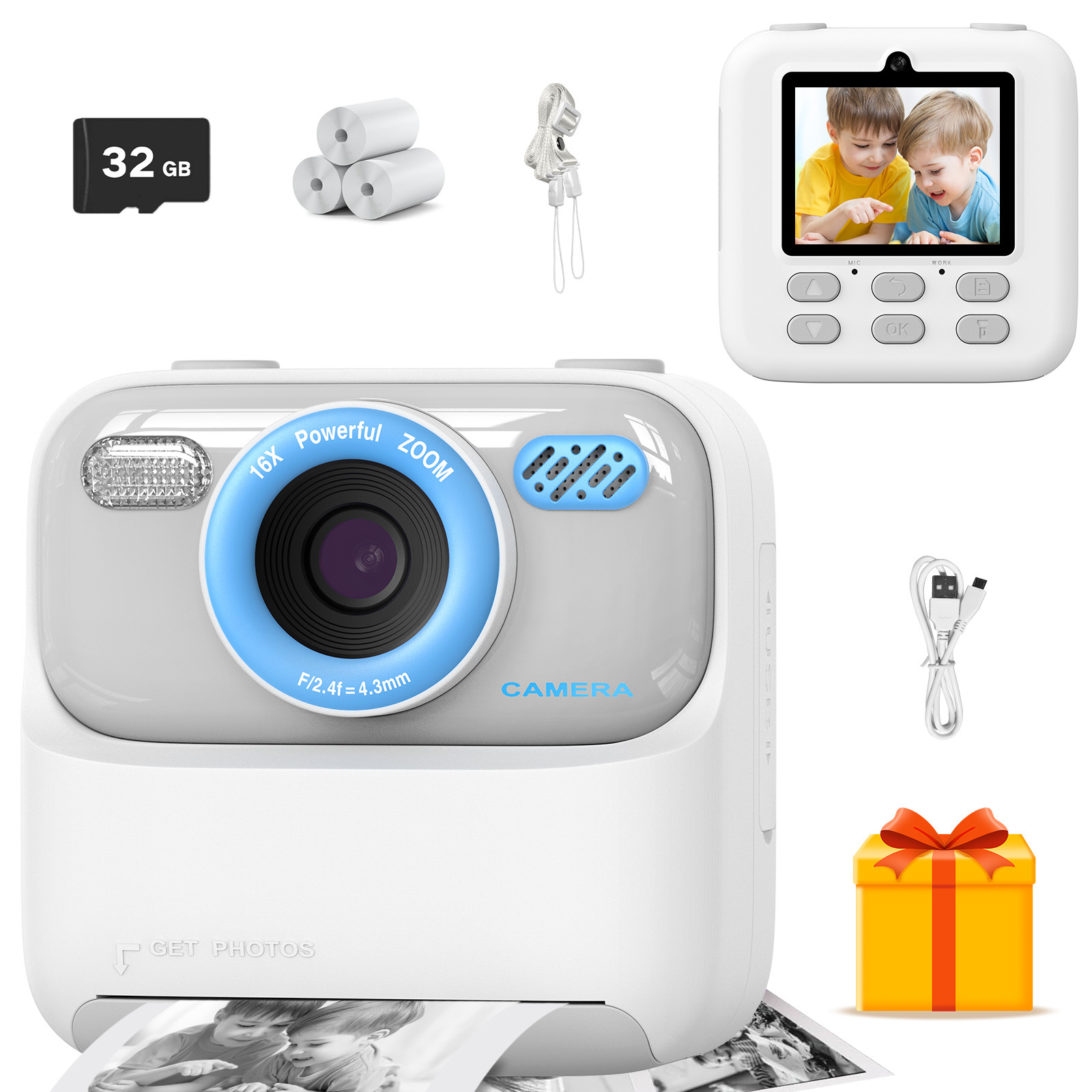 Polaroid, small camera, Amazon