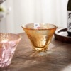 Japanese -style gold foil Dongyang Sasaki Mount Fuji cherry cup handmade gold foil wine clear wine glass