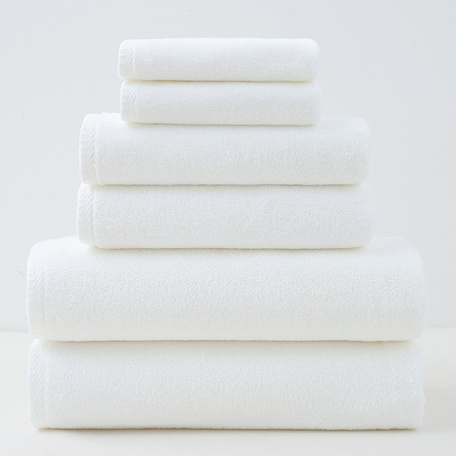 Wholesale cross-border towel and bath towel pure cotton 6-piece set Amazon exclusive for adults Xinjiang cotton bath towel set