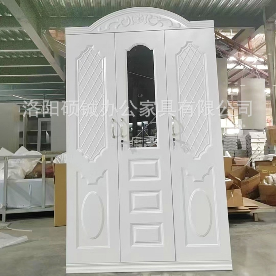 Armario de acero prensado para comercio exterior, armario grabado, armario metálico, armario para ropa de cama, armario estampado, armario de almacenamiento para dormitorio, armario cambiador.