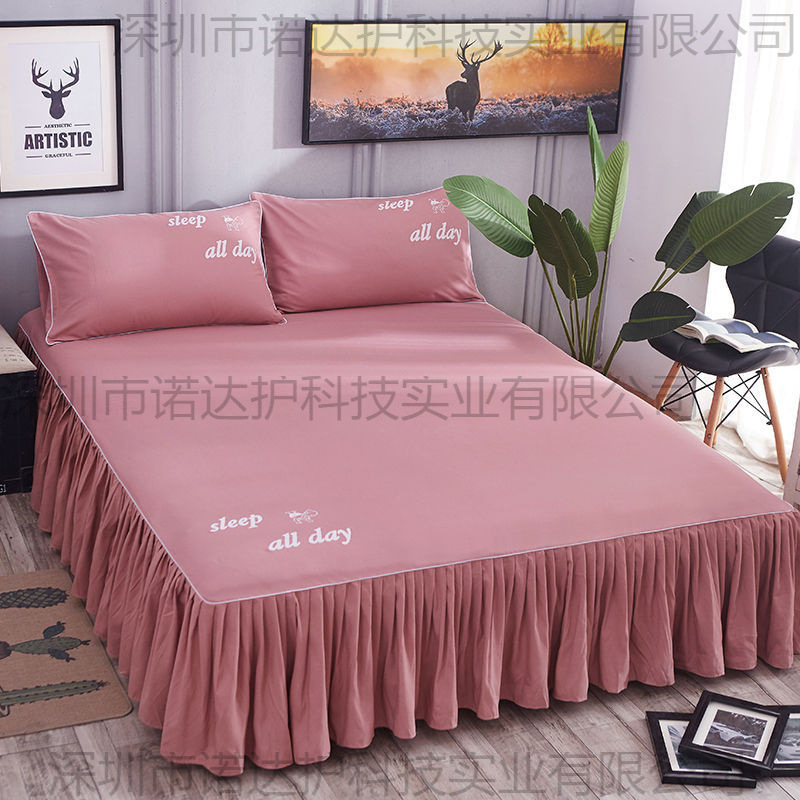 Bed Skirt, Bedspread, Single Piece Bed Sheet, Fitted Sheet, Bed Cover, Simmons Protective Cover 1.5/1.8/2.0m for Bed by Zhao Zhizhou